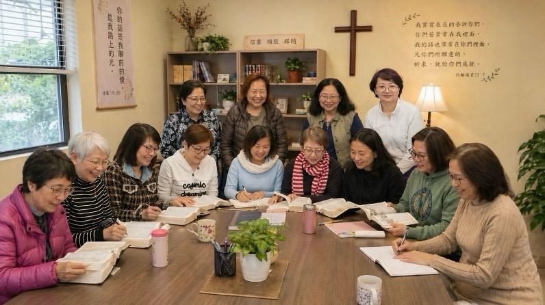 Ruth Women's Group members gathered together