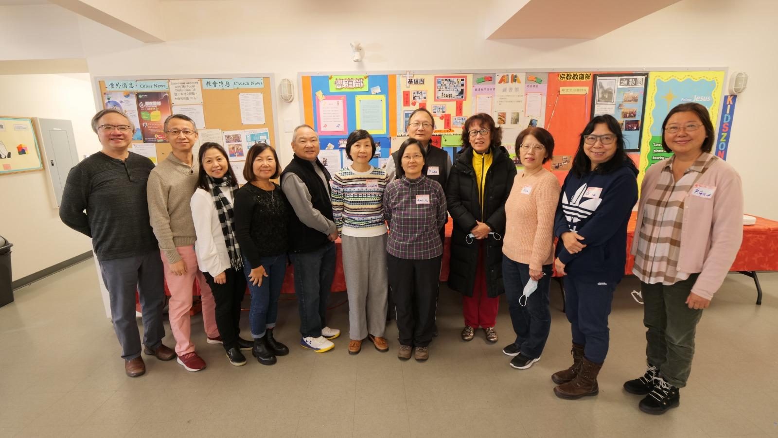 Caring ministry team supporting church members
